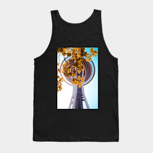 Space Needle In The Fall Tank Top